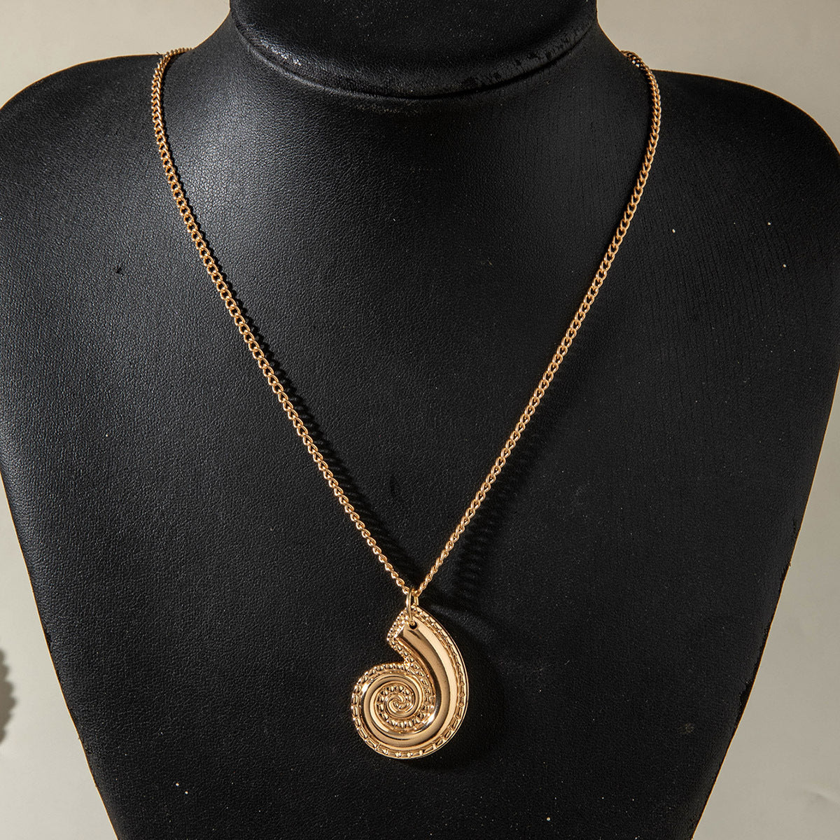 European and American Style Ocean-themed Cross Conch Starfish Pendant Leopard Print Exaggerated Necklace Collarbone Chain Jewelry - 图片 85