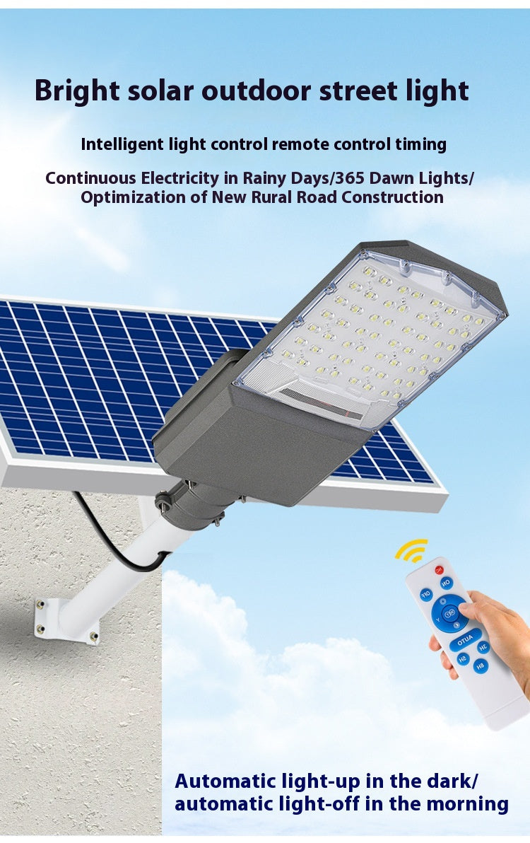 New Rural Lighting Engineering 6m Road Lamp Outdoor Solar LED Lamp Wide-Angle 4-Sided Aluminum Battery for Household Garden Use - 图片 12