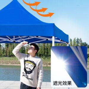 Four-corner Rainproof Tent Four-legged Thickened Advertising Canopy Large Umbrella Outdoor Stall Sunshade Foldable Rain Cover Wholesale