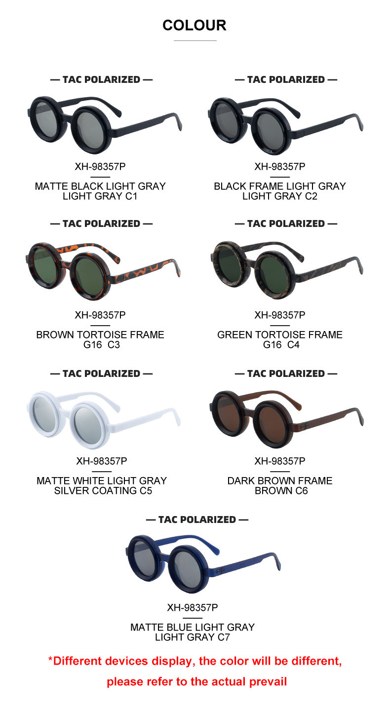 2025New nd Adjustable Sunglasses for Men, Zoom Rotating Glasses, Sun Protection Polarized Glasses, High-End Feel Sunglasses for Women - 图片 30