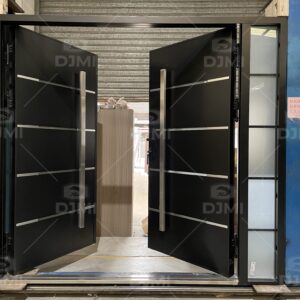 High Quality Single Exterior  Modern Entrance Front Security Door Villa Entry Steel Double MainSteel Door for House