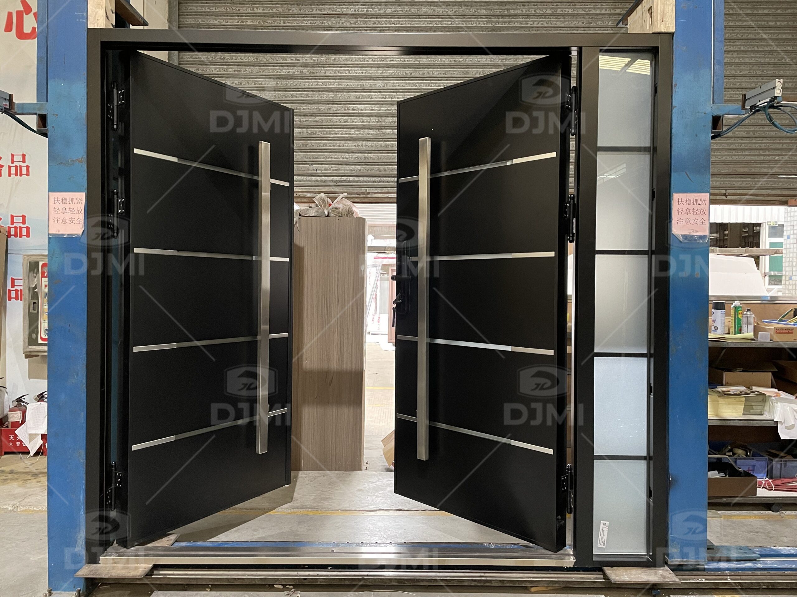 High Quality Single Exterior Modern Entrance Front Security Door Villa Entry Steel Double MainSteel Door for House