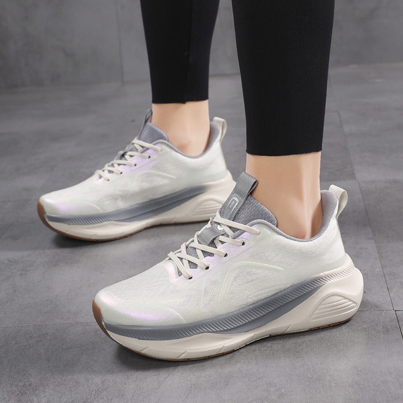 Professional Running Shoes for Men and Women, Spring and Summer New Soft Sole, Lightweight, Shock Absorption, Breathable, Jump Rope, Non-Slip, Marathon Walking Shoes - 图片 3