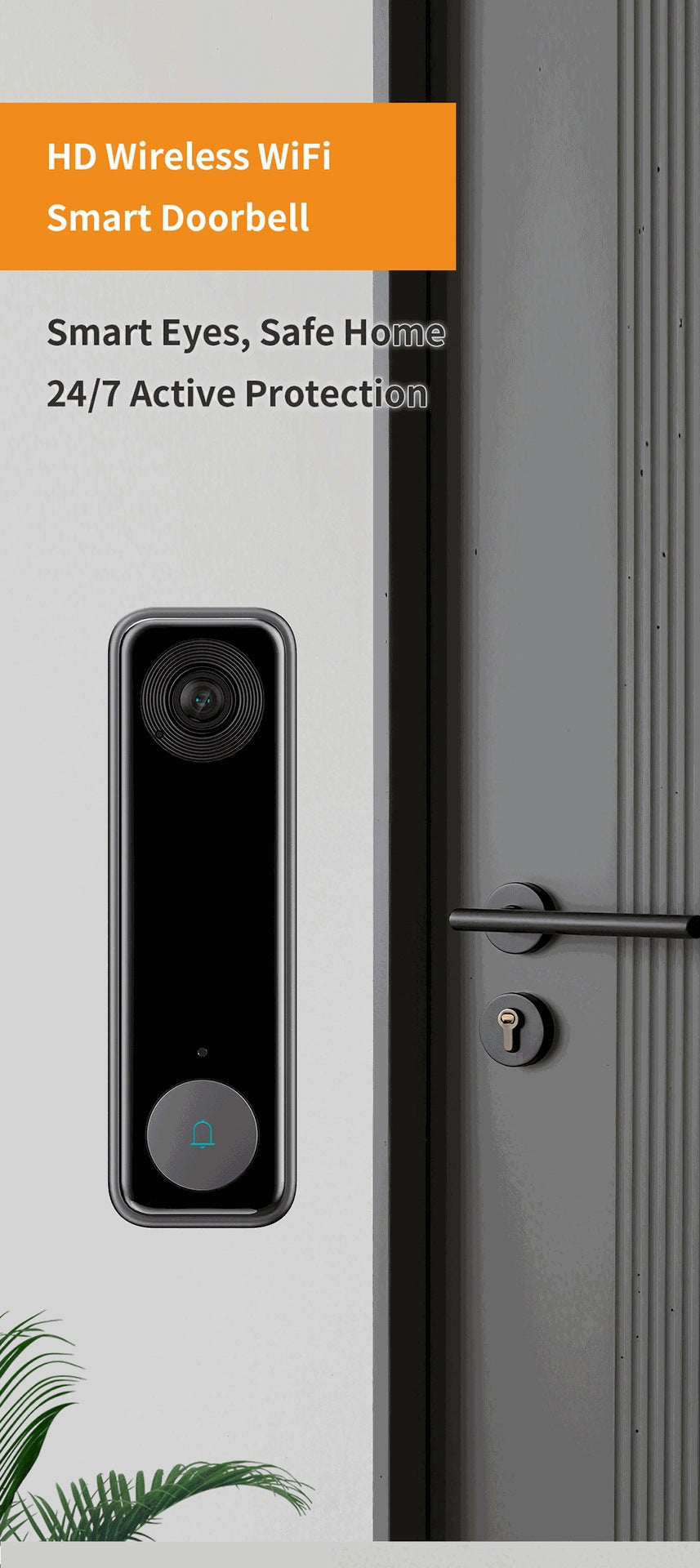 Intelligence Z70Doorbell for Home Use Low Power Consumption Wireless wifi Video Doorbell HD Night Vision Surveillance Doorbell with Ding Dong - 图片 6