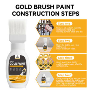 Lacquer Hero Glitter Gold Leaf Lacquer Gold Powder Lacquer Paint Super Bright Gold Lacquer Water-based Calligraphy Lacquer Water-based Gold Lacquer