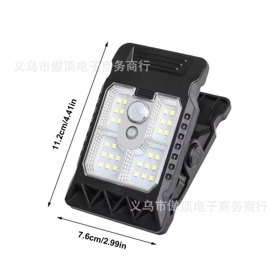 Solar Clip Light Human Body Sensing Outdoor Garden Light Garden Lighting Solar Fence Light Wall Light - 图片 23