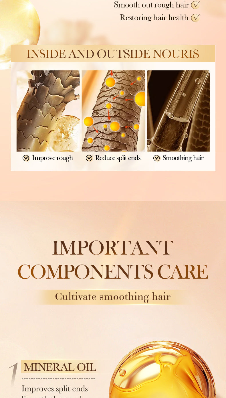 Black Castor Oil Hair Care Essential Oil SADOER Moisturizing and Smooth Hair Conditioner Cross-Border Wholesale - 图片 14