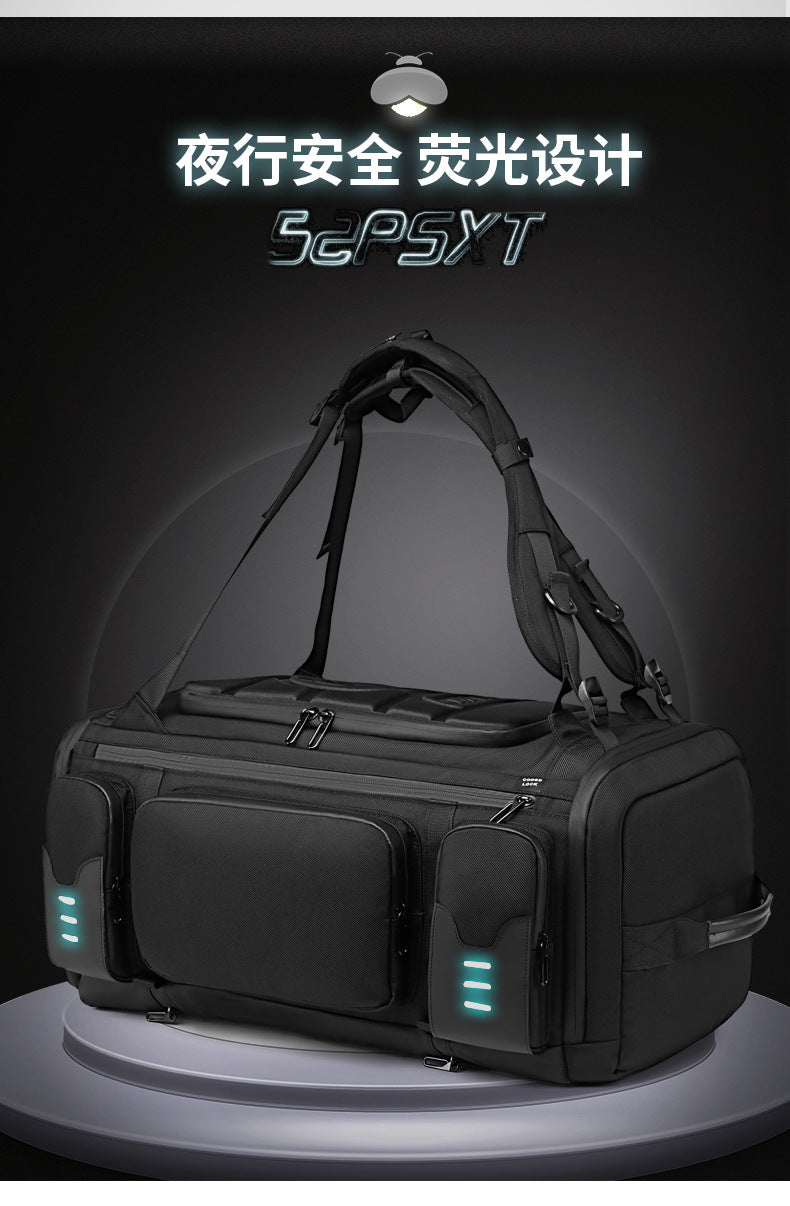 OZUKO Backpack Men's Water-Repellent Large Capacity Multi-Compartment Travel Laptop Bag Outdoor Sports Bag - 图片 18