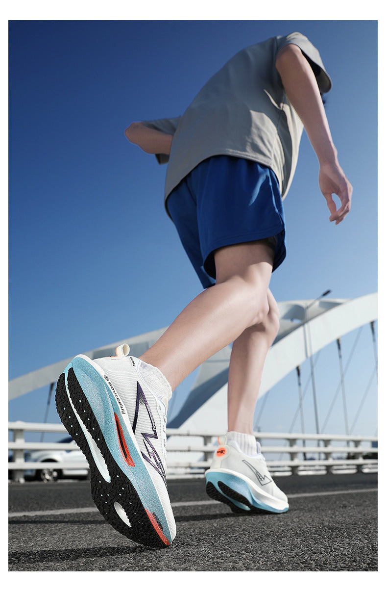 2025New Professional Running Shoes Sports Shoes Breathable Versatile Trendy Men Couples Youth Campus Casual Racing Training Shoes - 图片 31