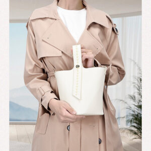 LOE New Style Water Bucket Bag minipebble Fashion Women's Bag Fortune Bucket Tote Bag Large Capacity Handbag for Women