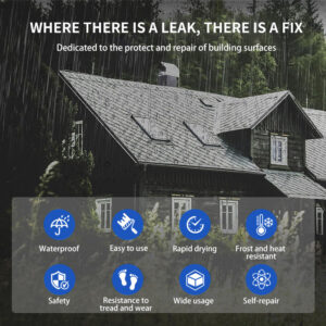 Multi-color Waterproof Leak Repair Glue Roof Waterproof Glue Coating House Leak Material Wholesale Water-based Polyurethane