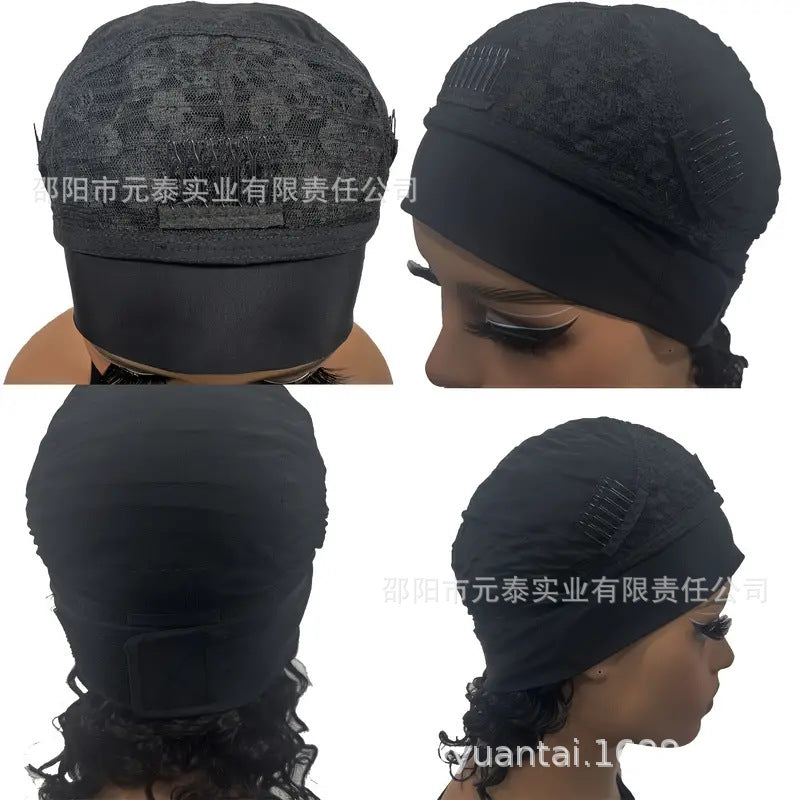 Straight Short Headband Bob Wig Human Hair Full Machine Wigs - 图片 11