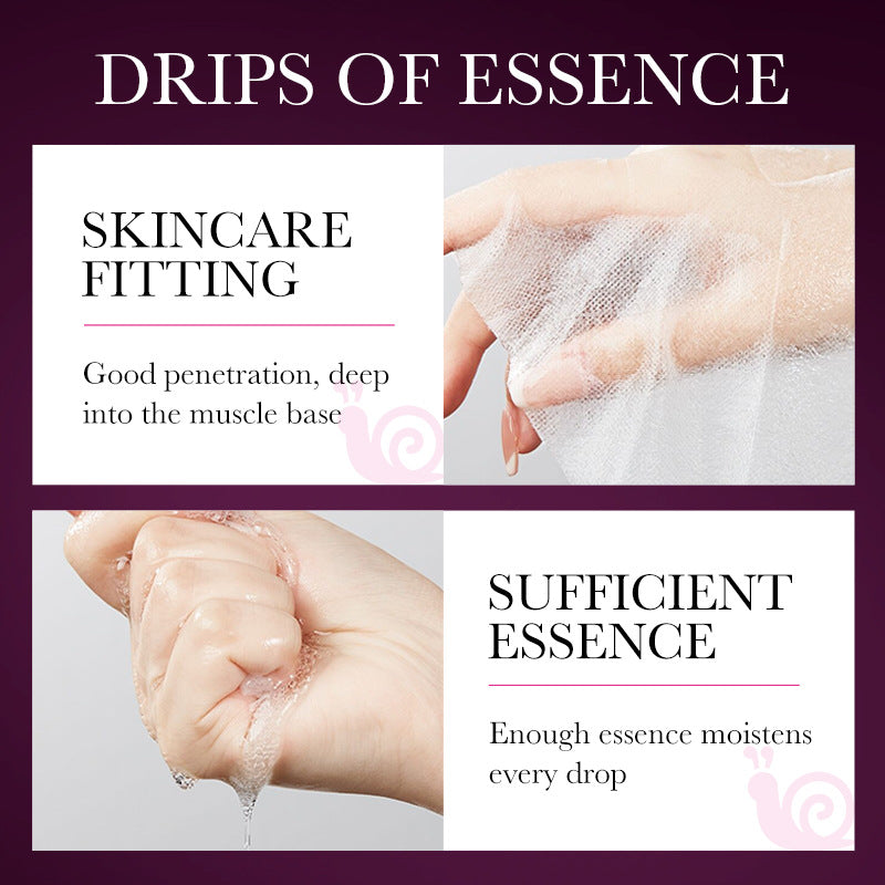 Snail Face Mask25g SADOER Collagen Hydrating Moisturizing Tablets Wholesale - 图片 3