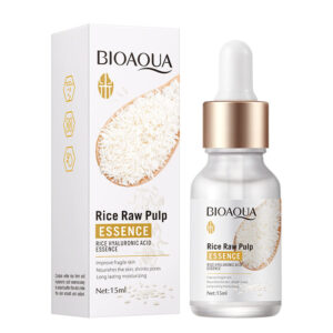 Rice Essence Serum15ml BIOAOUA Hyaluronic acid hydrating skincare products  foreign trade live wholesale