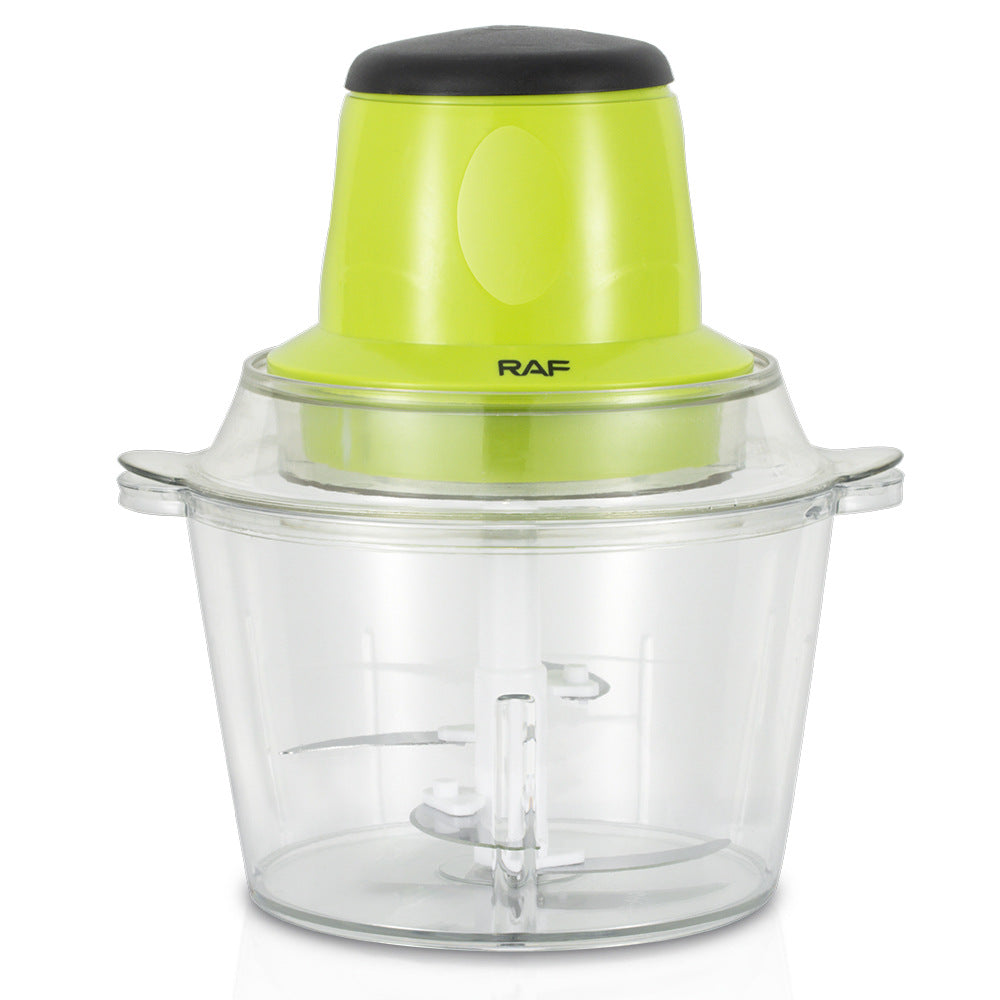 RAF EU Standard Meat Grinder Household Electric Blender Meat Mincer Small High-Power Food Processor Glass Jar - 图片 3