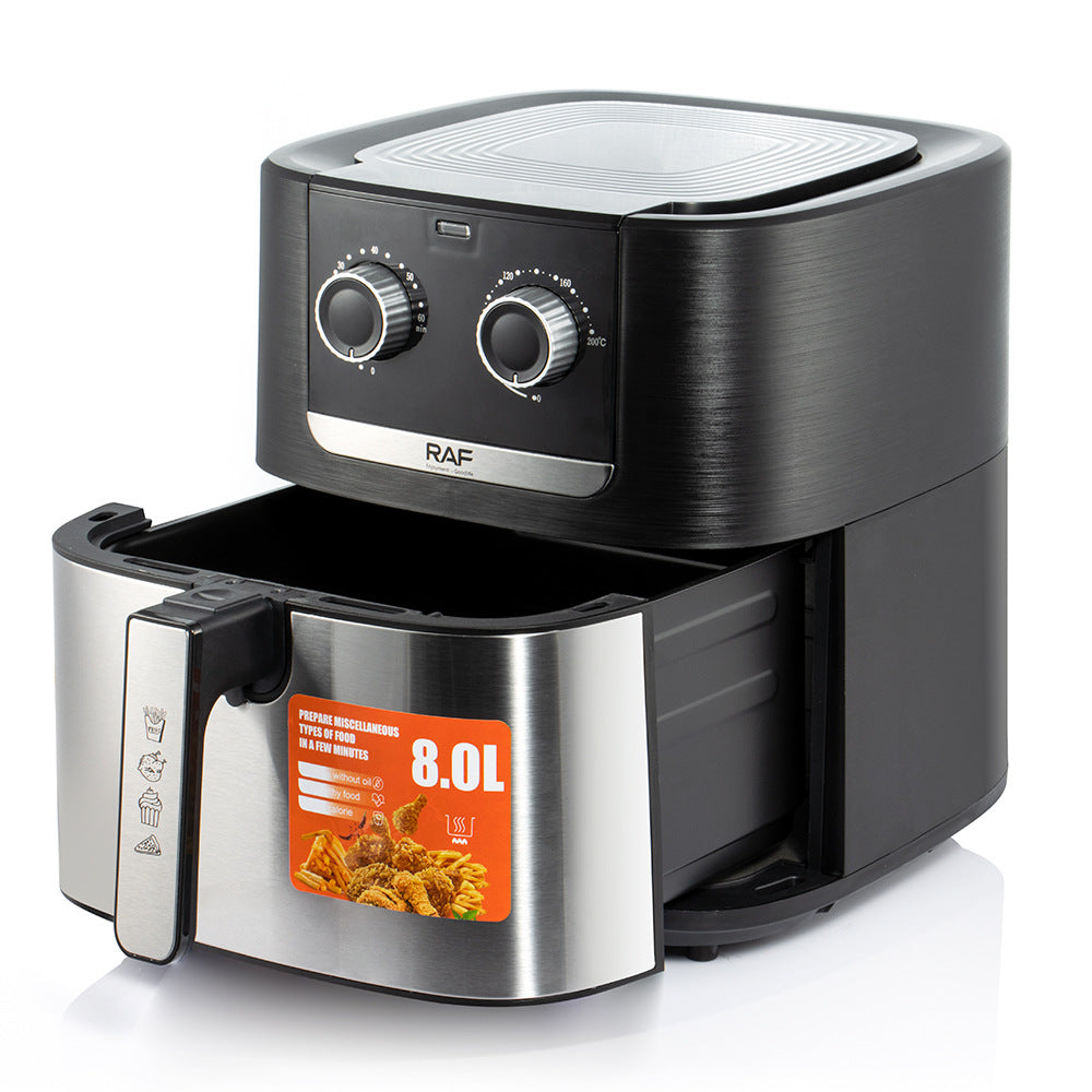 RAF European Standard Household Oil-Free Fryer Smokeless Electric Grill Electric Cooking Pot Air Fryer8L Large Capacity - 图片 17