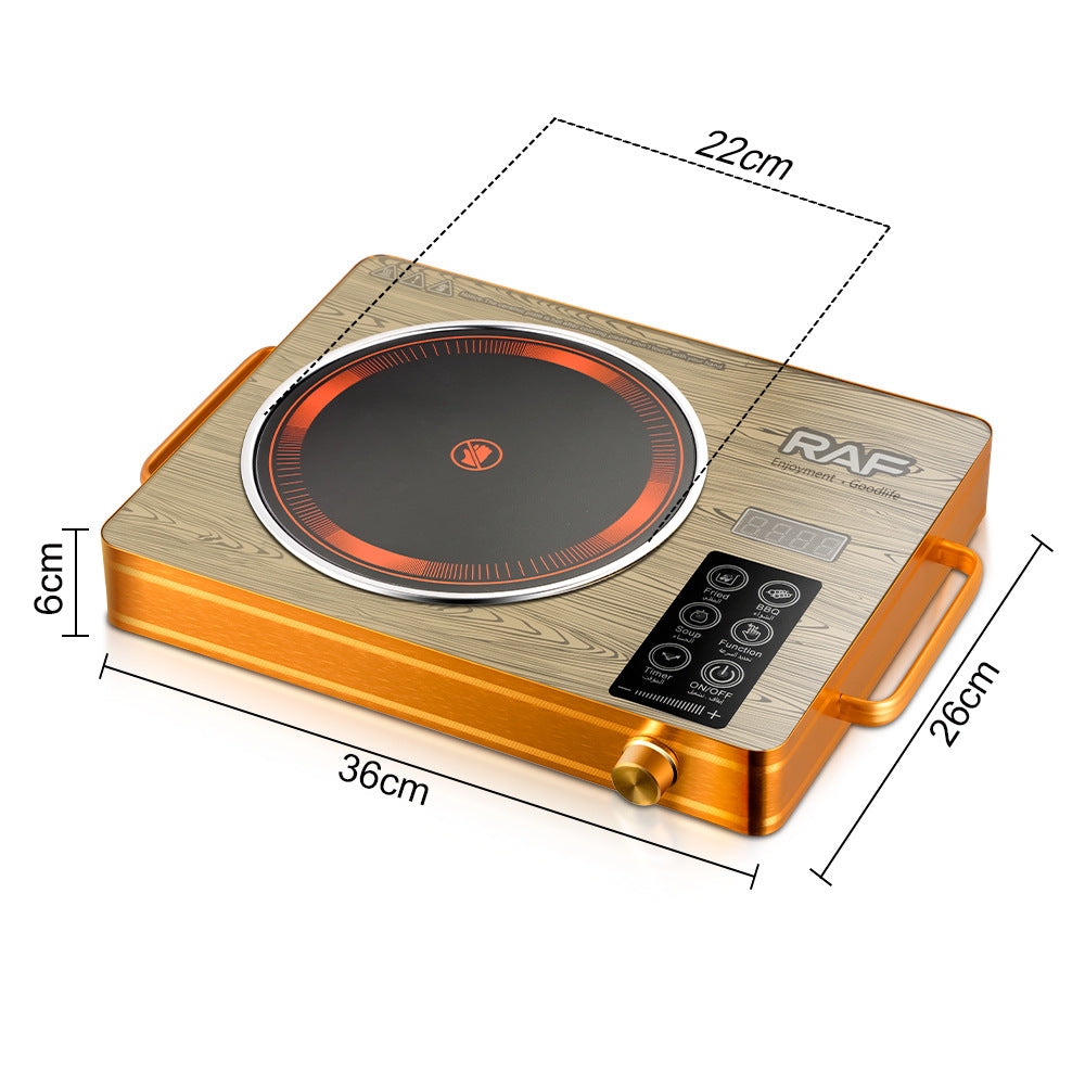 RAF European Standard Electric Ceramic Stove for Home Use, Multi-Functional, High Power, Multi-Setting, Stir-Frying, Hot Pot, Infrared Induction Cooker, Countertop Electric Stove - 图片 17