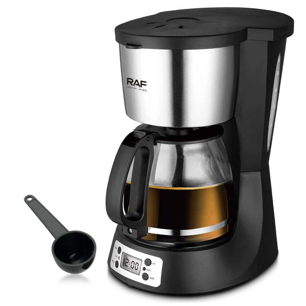 RAF Drip Coffee Maker Household Automatic Integrated Small Coffee Machine EU Plug Office Bedroom Moka Pot - 图片 18