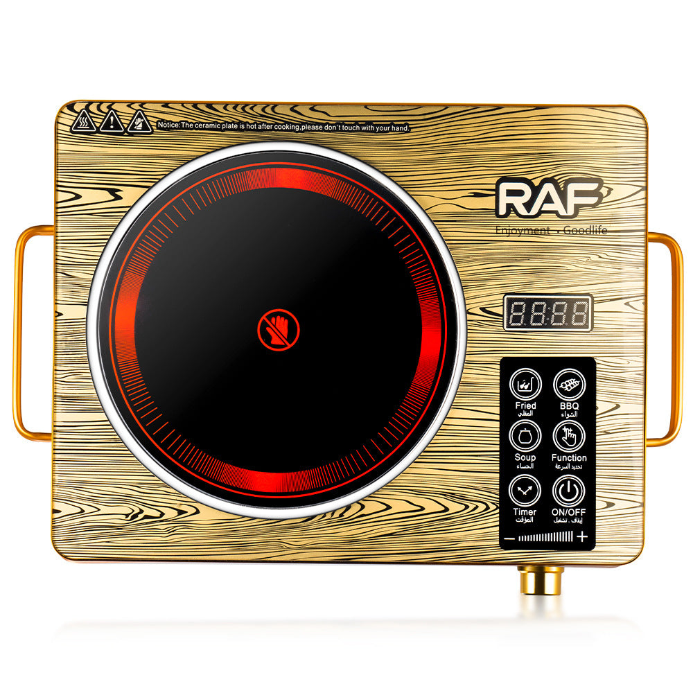 RAF European Standard Electric Ceramic Stove for Home Use, Multi-Functional, High Power, Multi-Setting, Stir-Frying, Hot Pot, Infrared Induction Cooker, Countertop Electric Stove - 图片 5