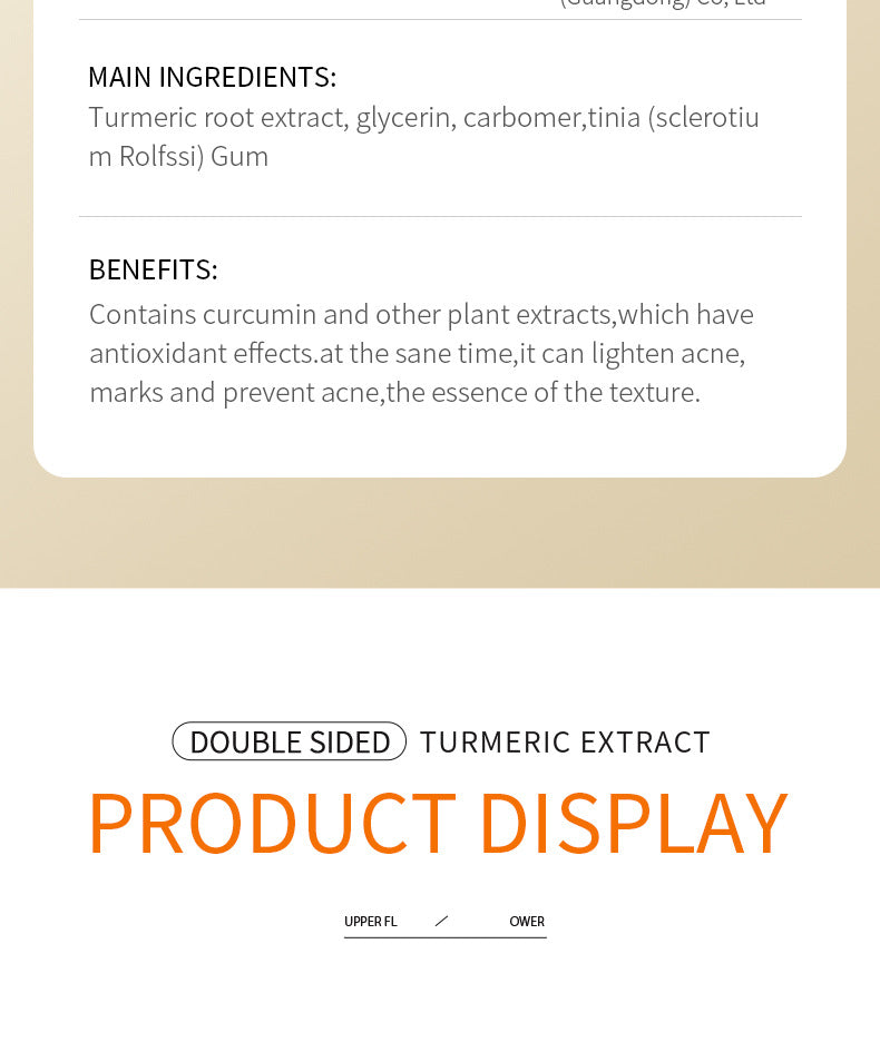 Turmeric Skincare Set SADOER Cleansing, moisturizing, hydrating five-piece set for foreign trade wholesale - 图片 43