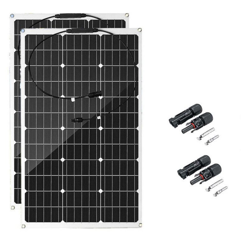 Factory Direct Solar Panel 200W 18V Flexible Emergency Charging Home/Camping Outdoor Photovoltaic Battery Panel - 图片 23