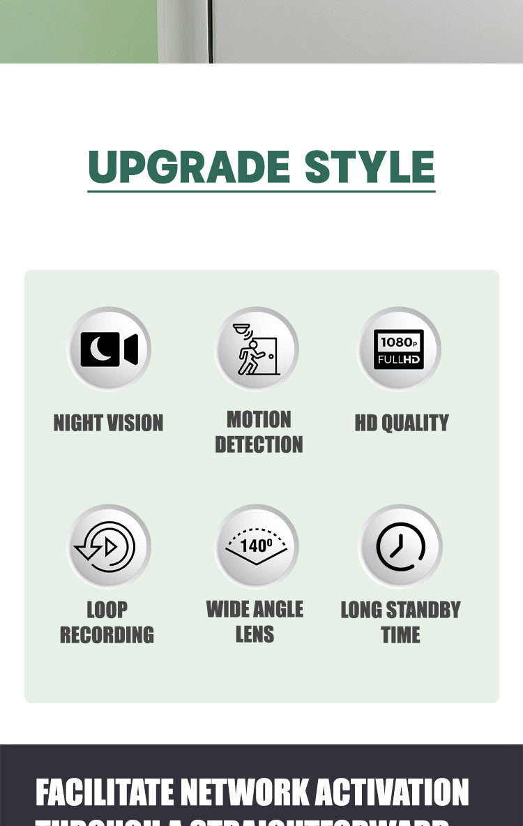 Popular XD Wireless WIFI Intelligence IR-CUT Hd1080P Surveillance cameras do not include built-in batteries - 图片 8