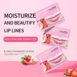 Cross-border Boxed Lip Mask8gx20slice Fruit Strawberry Moisturizing Care Moisturizing Lip Mask Foreign Trade Manufacturer Wholesale