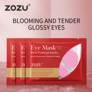 Gold Eye Mask Patch ZOZU Red Pomegranate Hydrating and Moisturizing Tablets Cross-border foreign trade eye care wholesale