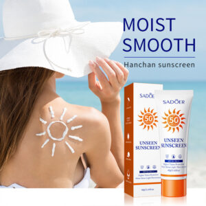 Sunscreen SADOER Protective Isolation SPF50+ Lightweight, Moisturizing, Clear Cross-Border Wholesale