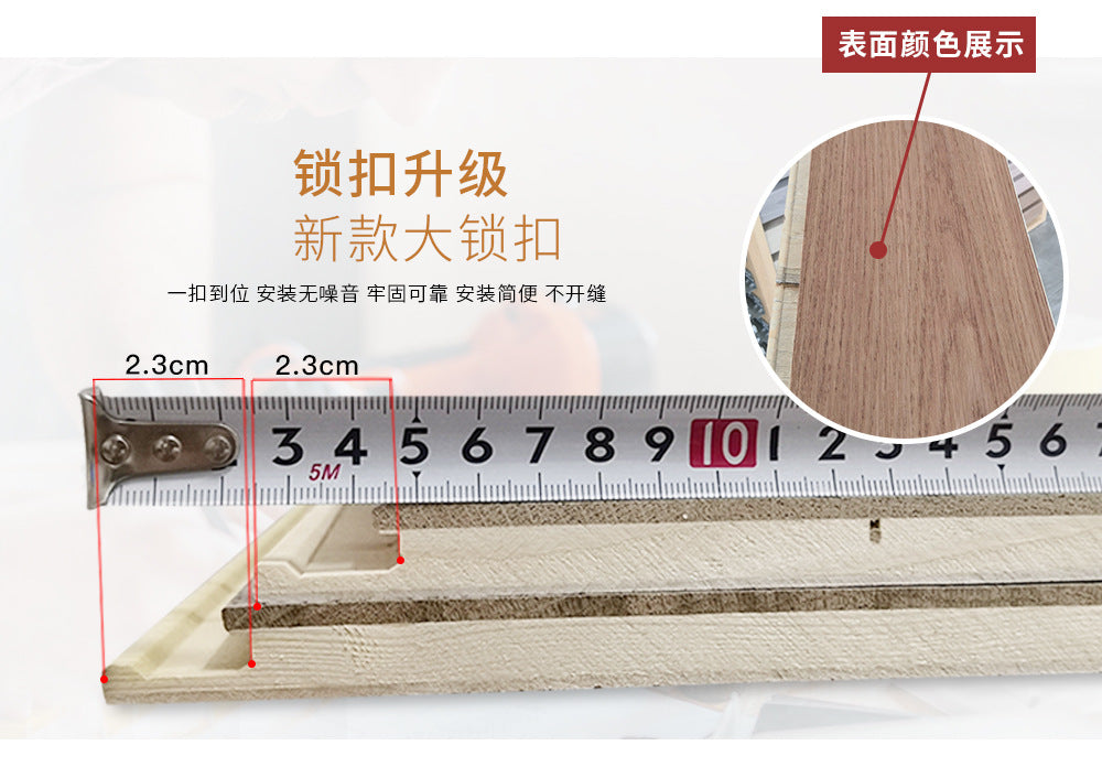 Door-to-Door Installation Old Three-Layer Large Board Pure Three-Layer Solid Wood Floor Oak Log3.0-4.0mm Underfloor Heating - 图片 71