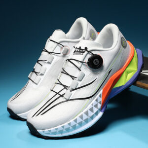 Full Palm Carbon Plate Sports Running Shoes Double Layer Popcorn Outdoor Trail Running Shoes Marathon Men's and Women's Shoes