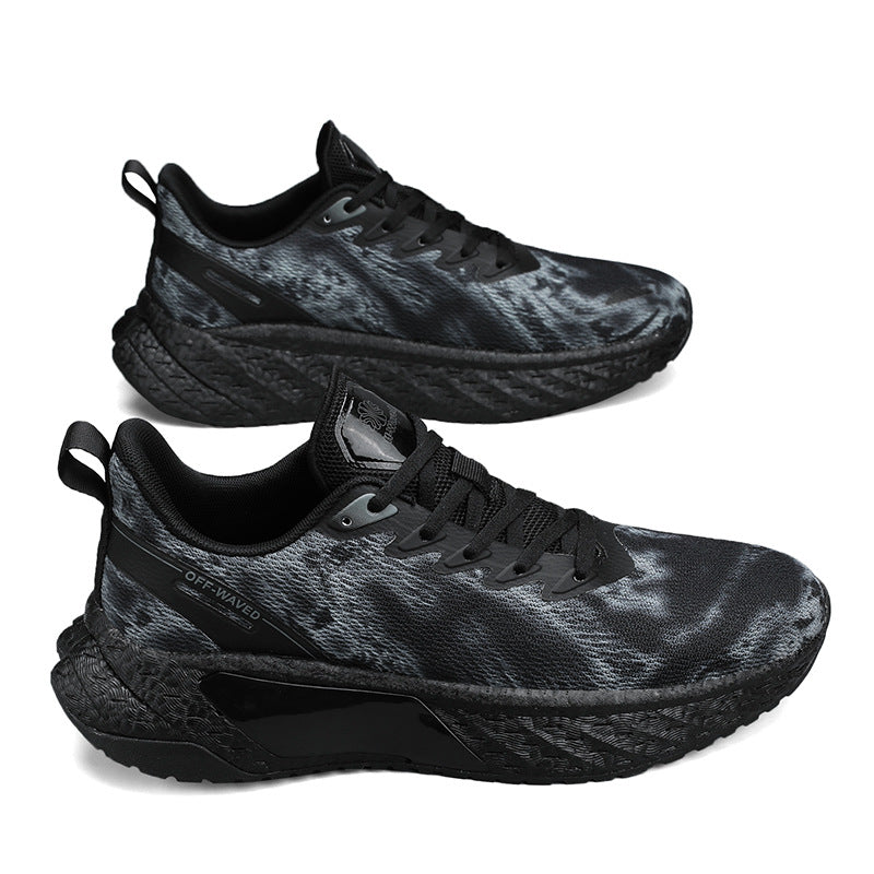 Marathon Running Shoes Soft Sole Cushioning Men and Women Mesh Training Running Shoes Rebound Physical Test Sports Student Sports Shoes Men's