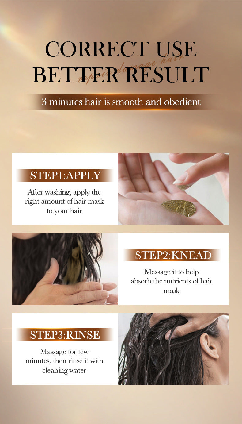 Batahana Nourishing Hair Mask SADOER Soothing and Moisturizing Conditioner Sachet Cross-Border Wholesale - 图片 16