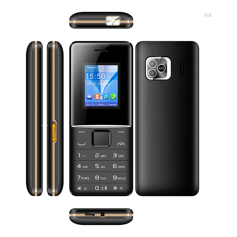 Factory1.77Triple SIM Card Slot GSM Button Straight Board Student Elderly Phone with Camera Long Standby - 图片 11