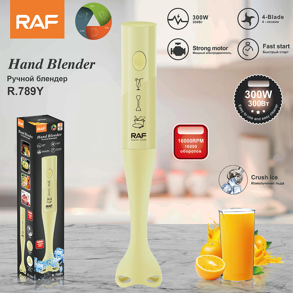 RAF European standard handheld mixer electric whisk Household multifunctional food processor stick R.789 - 图片 24