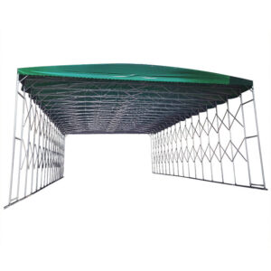 Outdoor Mobile Tent Activity Canopy Large Warehouse Push-Pull Shed Retractable Folding Sunshade Tent Night Market Stall Rain Shelter