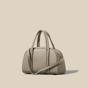 Genuine Leather Women's Boston Handbag2025Autumn Style Top Layer Cowhide Fashion Large Capacity Single Shoulder Crossbody Bag