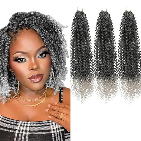 Chemical Fiber Wig MiniGOGOCrochetHair African Two-Strand Small Curl Braids Crochet Celebrity Style Long Curly Hair - 图片 29