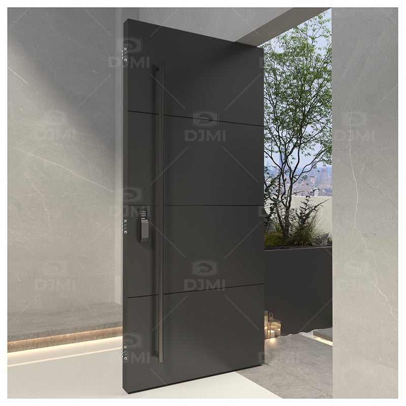 Factory Directly Supply Hot Residential Security Pivot Door Steel Entrance Eecurity Door - 图片 3