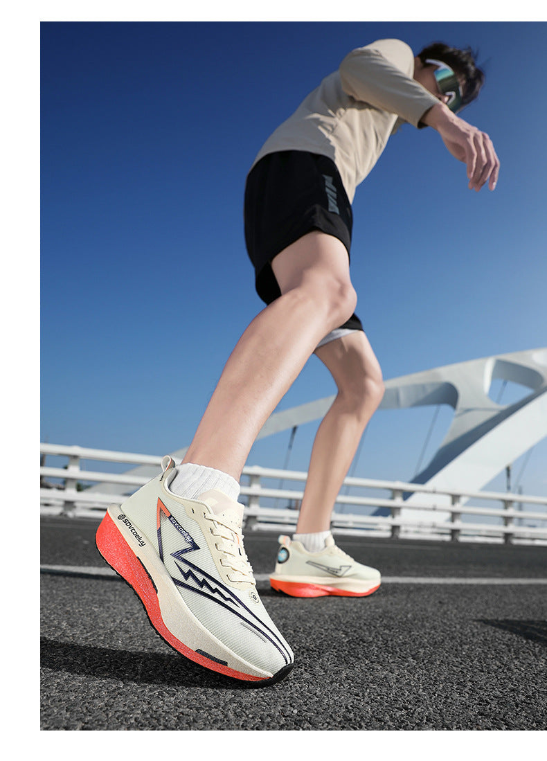 2025New Professional Running Shoes Sports Shoes Breathable Versatile Trendy Men Couples Youth Campus Casual Racing Training Shoes - 图片 33