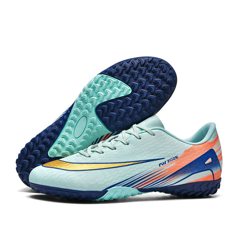 2025New Breathable Football Shoes for Men and Women Students Long Spikes Youth Grass Flat Ground Broken Spikes Training Shoes - 图片 7