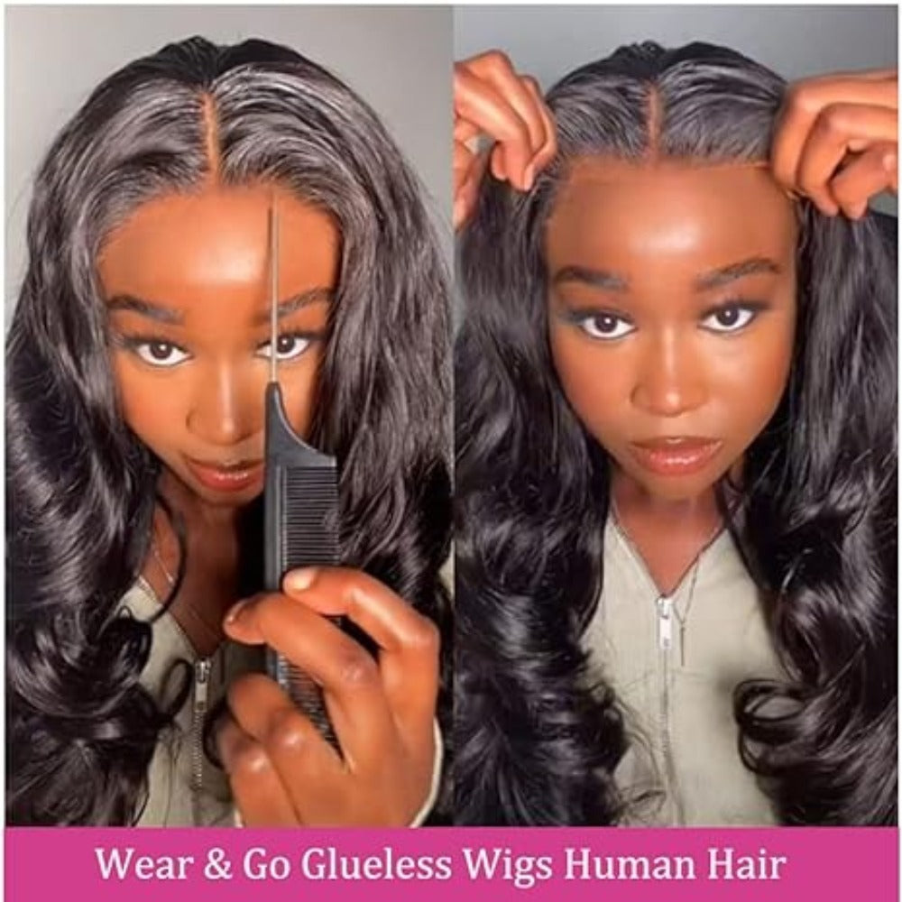 European and American Style Black Big Wave Long Hair Wig for Women, Amazon Available, Front Lace Mesh Synthetic Wig, European and American Style - 图片 8