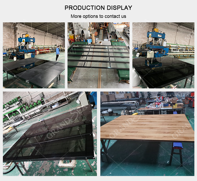 Modern Industrial Overhead Garage Door Motor Automatic Aluminum Glass Garage Door for Homes - 图片 18