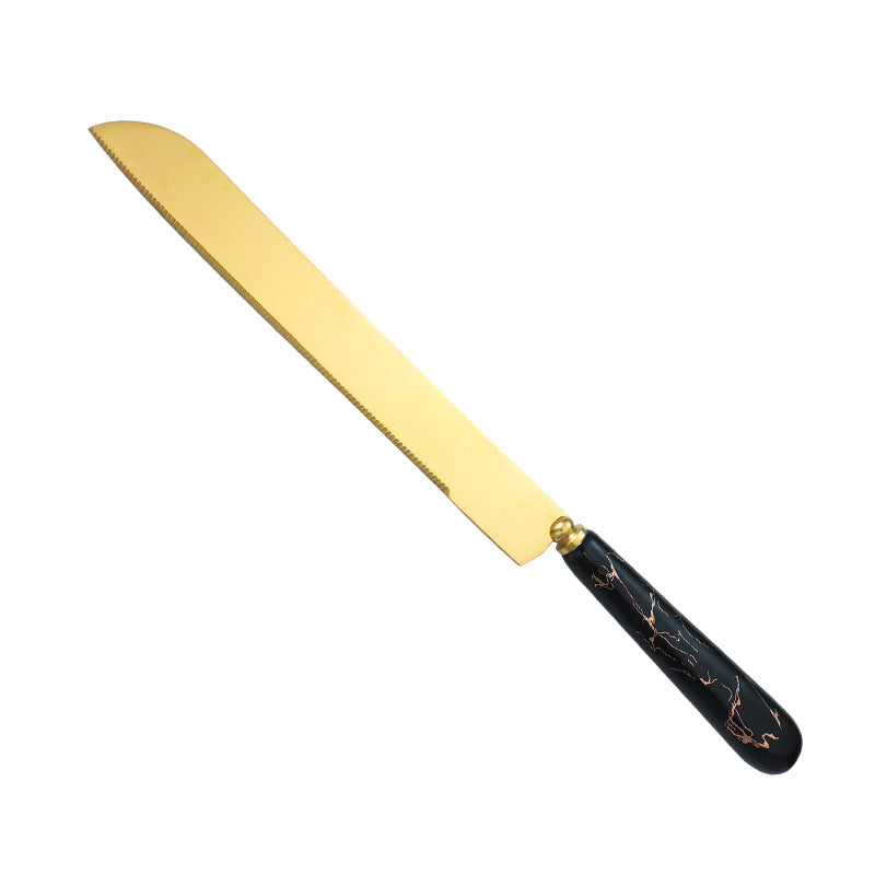 Ceramic Handle Stainless Steel Knife and Spatula Gift Set Creative Baking Tools Cheese Knife Butter Knife Cake Spatula Pizza Spatula - 图片 9