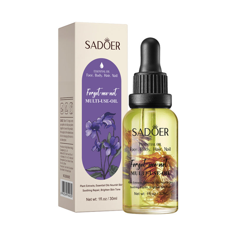 Cross-border Jasmine Dried Flower Massage Oil SADOER Moisturizing and rejuvenating skin body oil cross-border foreign trade wholesale - 图片 7