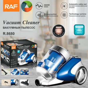RAF European Standard 2-in-1 Powerful Household Vacuum Cleaner Horizontal Portable Vacuum Machine R.8680 3.5L