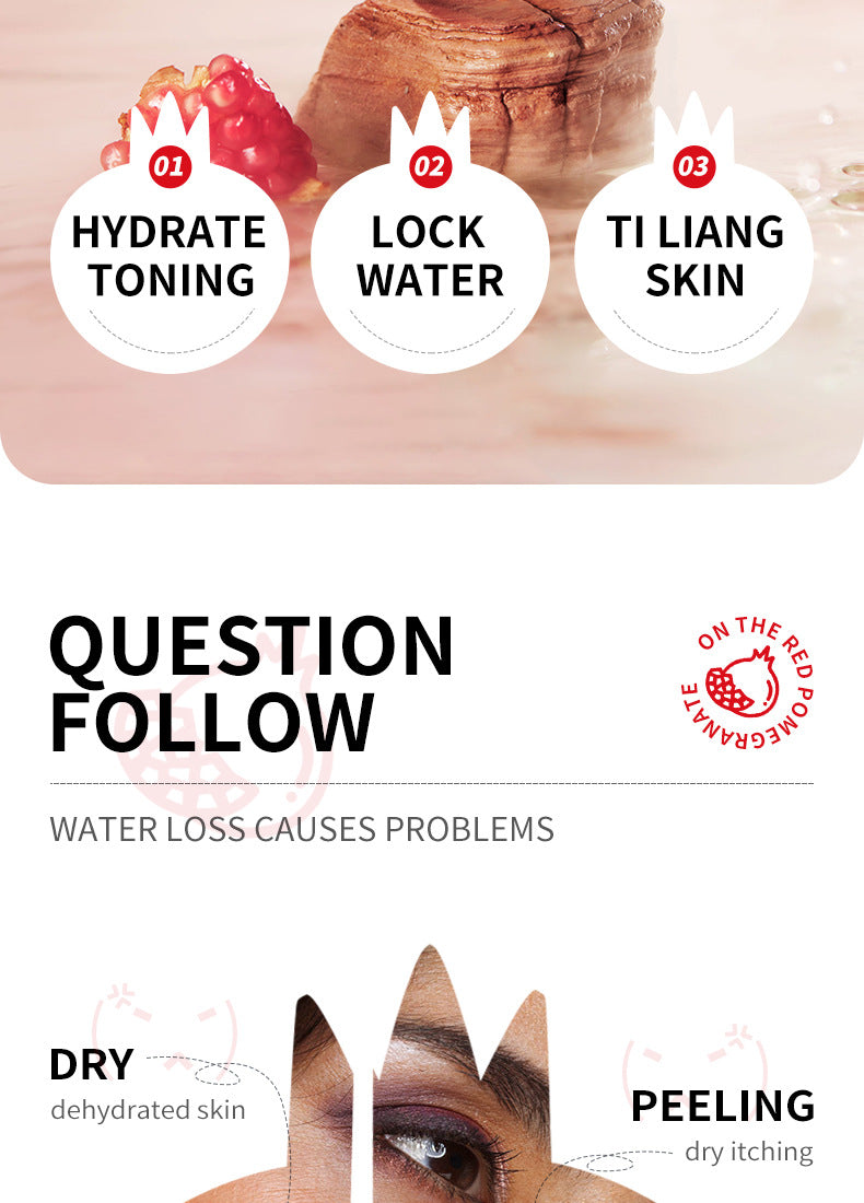 Red Pomegranate Skincare Set SADOER Hydrating Moisturizing Cleansing Nourishing Wholesale - 图片 19