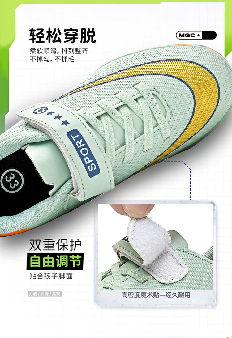 2025World Cup Children's Soccer Shoes Boys Youth Students Girls Spike Long Spike Competition Training Sports Shoes - 图片 16