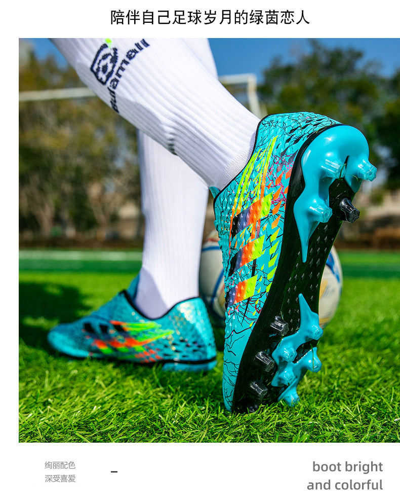 New professional football shoes for men and women AG Spike TF Broken Nail Youth Student Grassland Competition Training Shoes - 图片 23