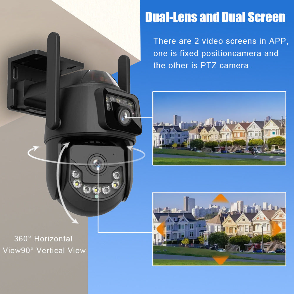 QL99All-weather recording waterproof solar-powered surveillance camera600High Definition Remote Intercom4G Surveillance Camera